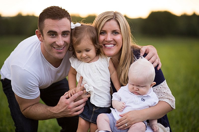 Family photos on a farm in Clifton Park, New York