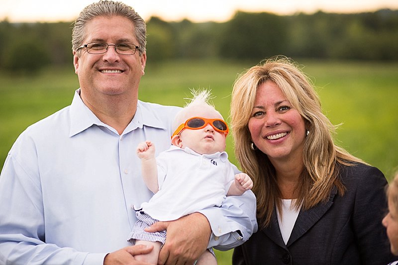 Family photos on a farm in Clifton Park, New York