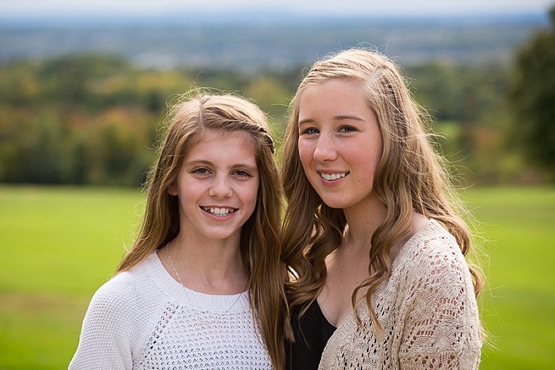 Family photos in Frear Park, Troy, New York