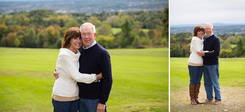 Family photos in Frear Park, Troy, New York