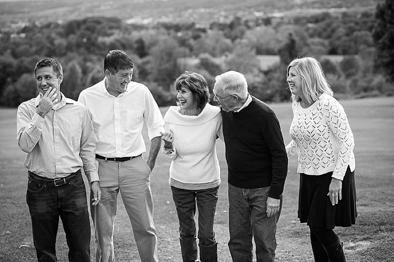 Family photos in Frear Park, Troy, New York