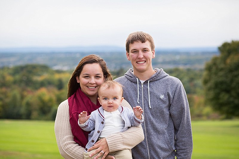 Family photos in Frear Park, Troy, New York