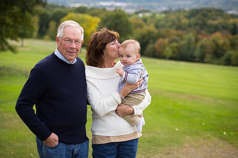 Family photos in Frear Park, Troy, New York