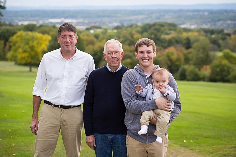 Family photos in Frear Park, Troy, New York