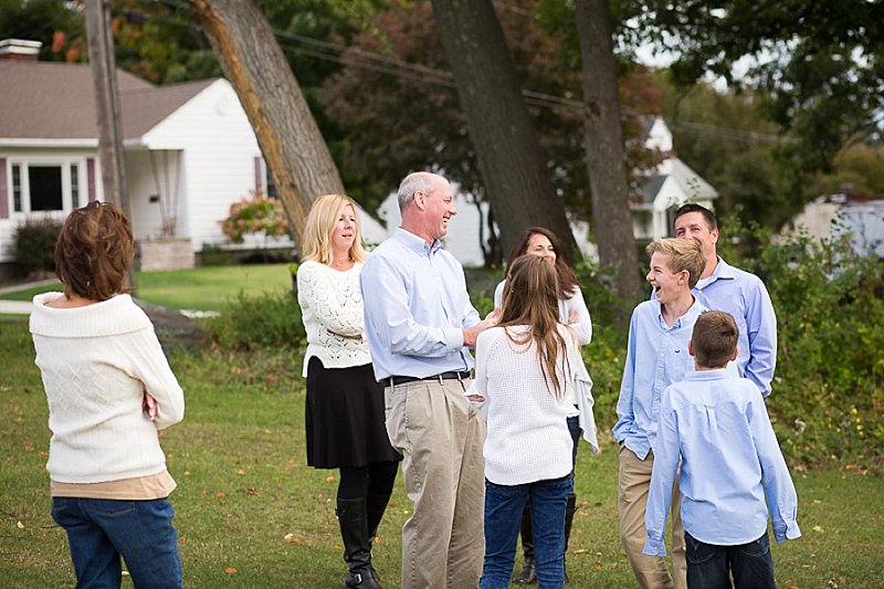 Family photos in Frear Park, Troy, New York