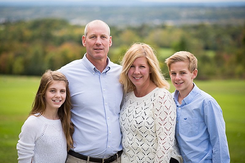 Family photos in Frear Park, Troy, New York