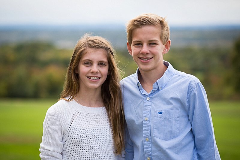 Family photos in Frear Park, Troy, New York