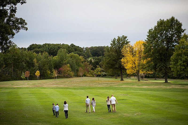 Family photos in Frear Park, Troy, New York