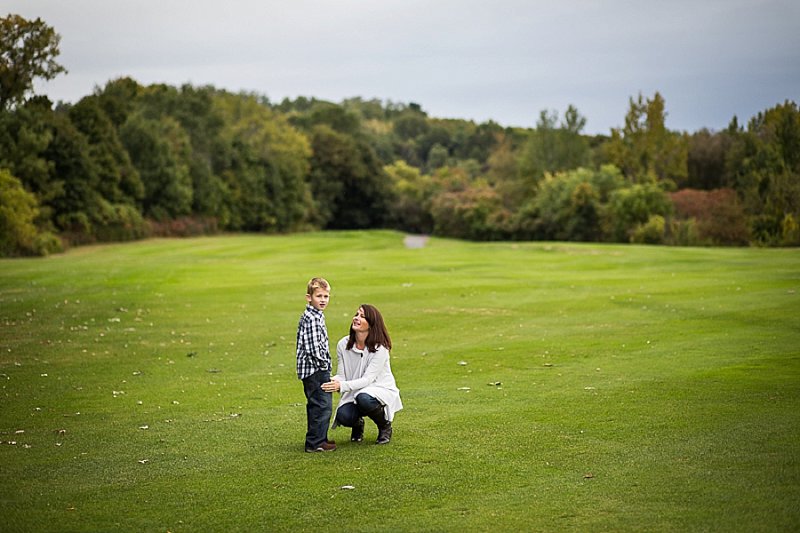 Family photos in Frear Park, Troy, New York
