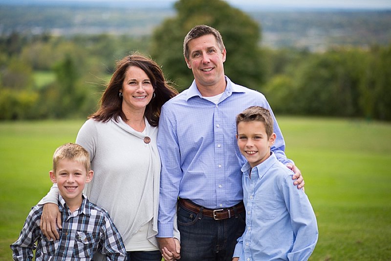 Family photos in Frear Park, Troy, New York