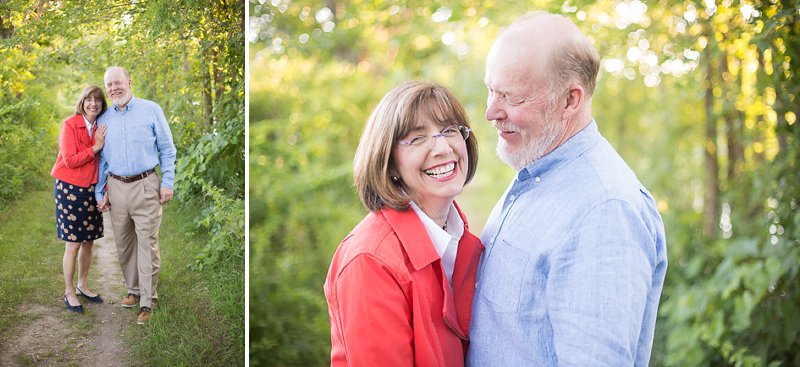 Mature couple portrait session