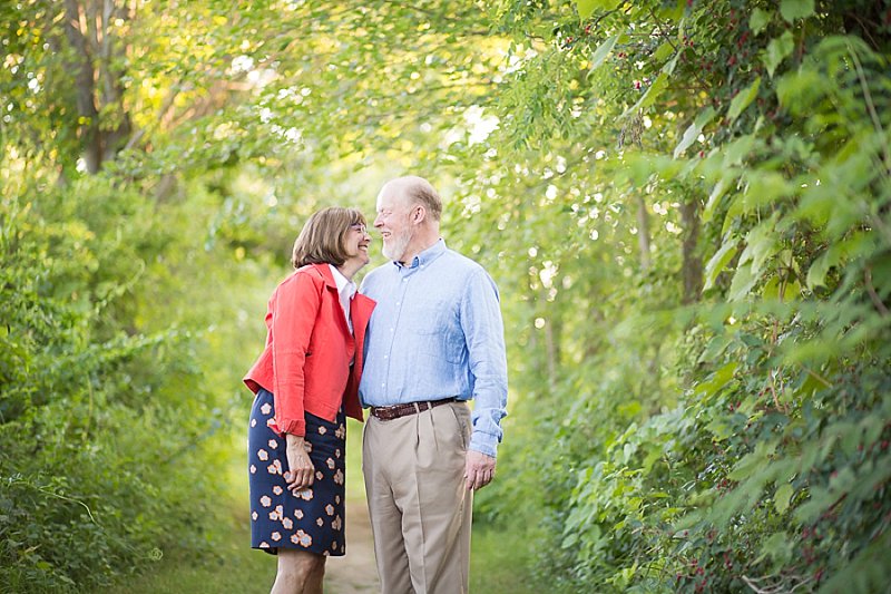 Mature couple portrait session