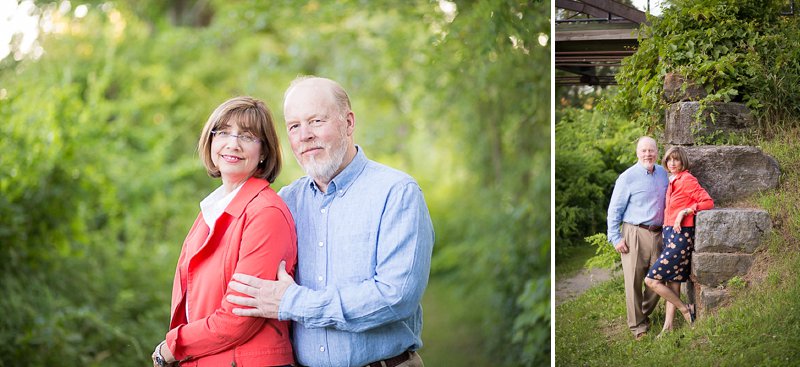 Mature couple portrait session