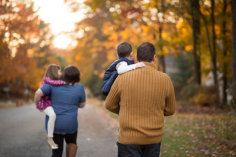 Clifton Park, New York family photos in the fall