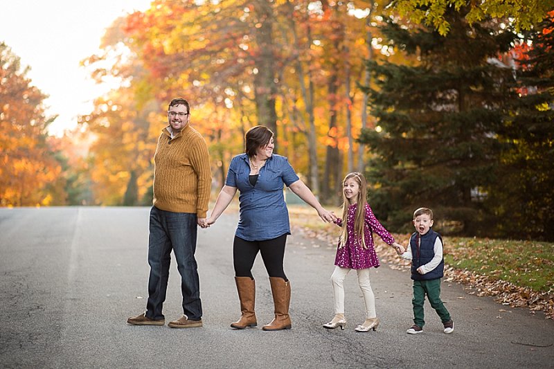 Clifton Park, New York family photos in the fall