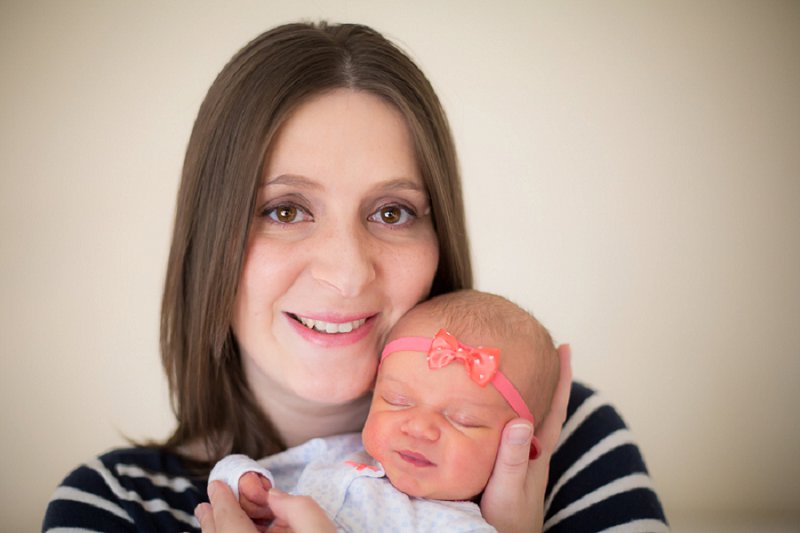 Newborn and family photos at home in Clifton Park, NY