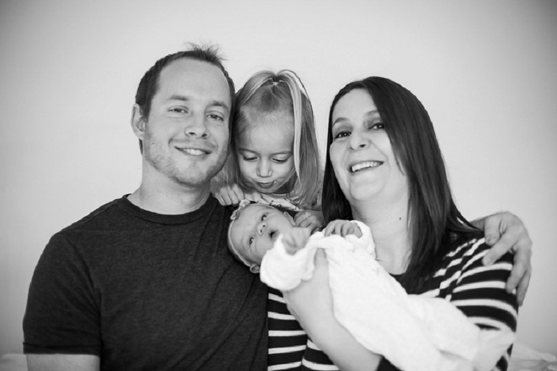 Newborn and family photos at home in Clifton Park, NY