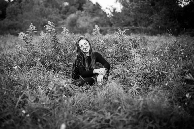 Outdoor senior and family photos at home in Cambridge, NY