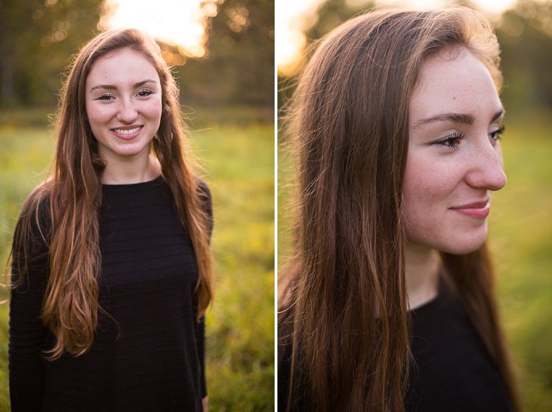 Outdoor senior and family photos at home in Cambridge, NY