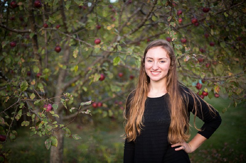 Outdoor senior and family photos at home in Cambridge, NY