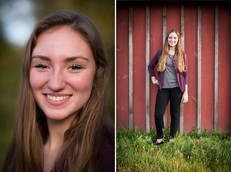 Outdoor senior and family photos at home in Cambridge, NY