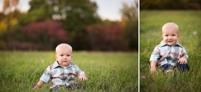 Outdoor family and children's photos at Garnsey Park in Clifton Park, NY
