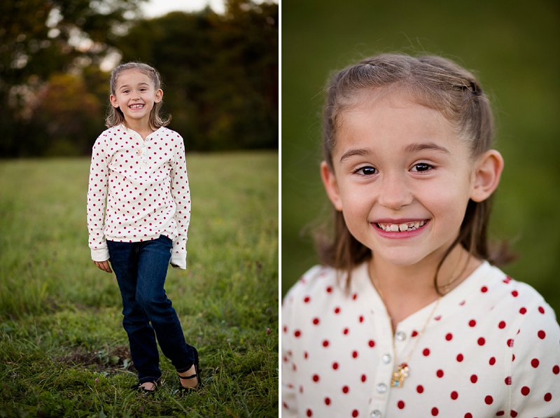 Outdoor family and children's photos at Garnsey Park in Clifton Park, NY