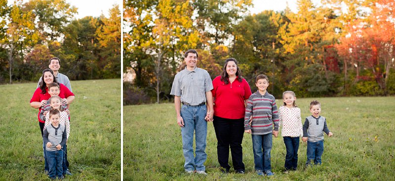 Outdoor family and children's photos at Garnsey Park in Clifton Park, NY