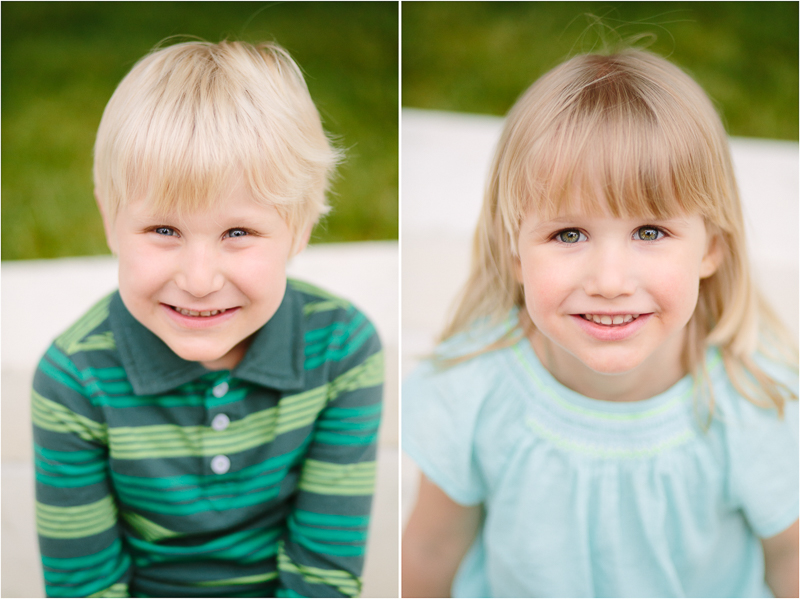 portraits of young children