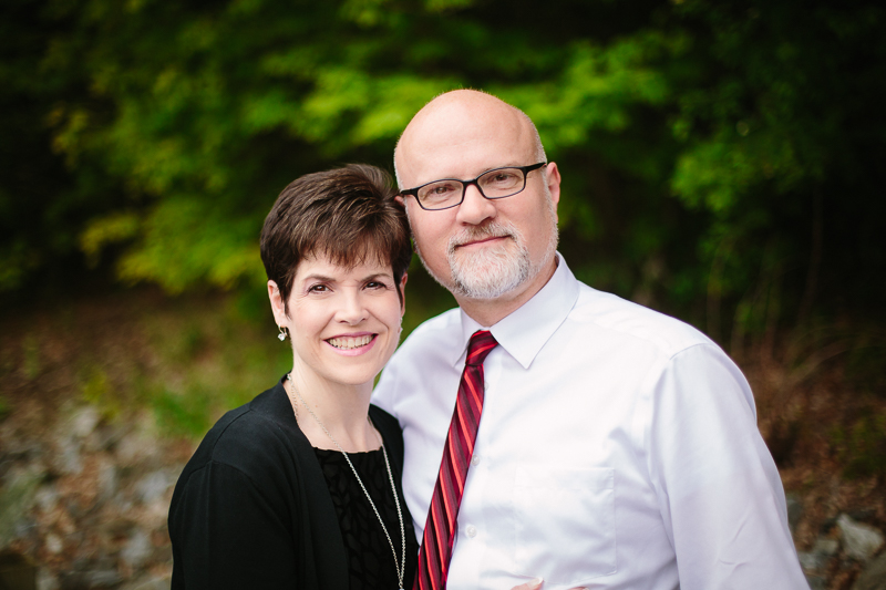 Portrait of husband in glasses and wife