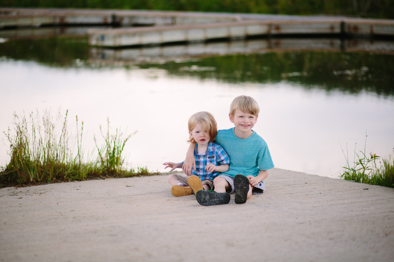 Boys at the Azure Cover Marina Bear Lake Utah