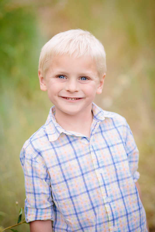 young boy with blue eyes and blonde hair