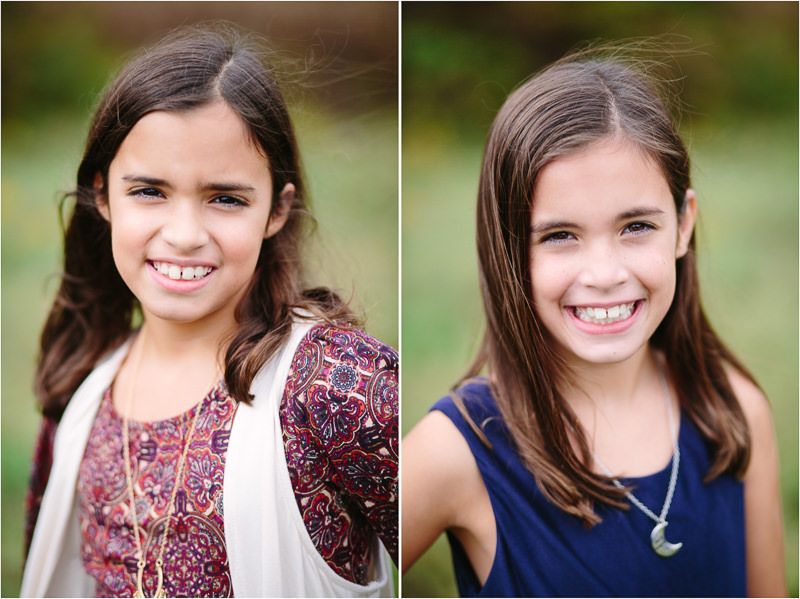 two pictures of twin girls