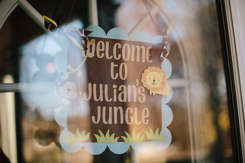 sign for baby birthday party