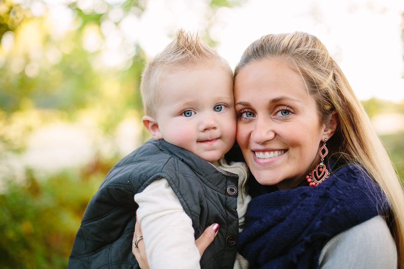 close up picture of mom with blue eyed baby boy