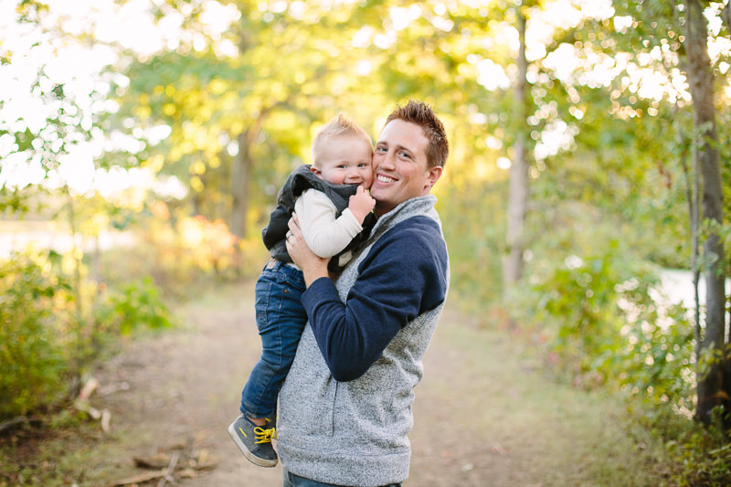 dad holding his baby boy