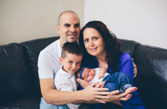 Niskayuna NY Newborn Photographer family of four