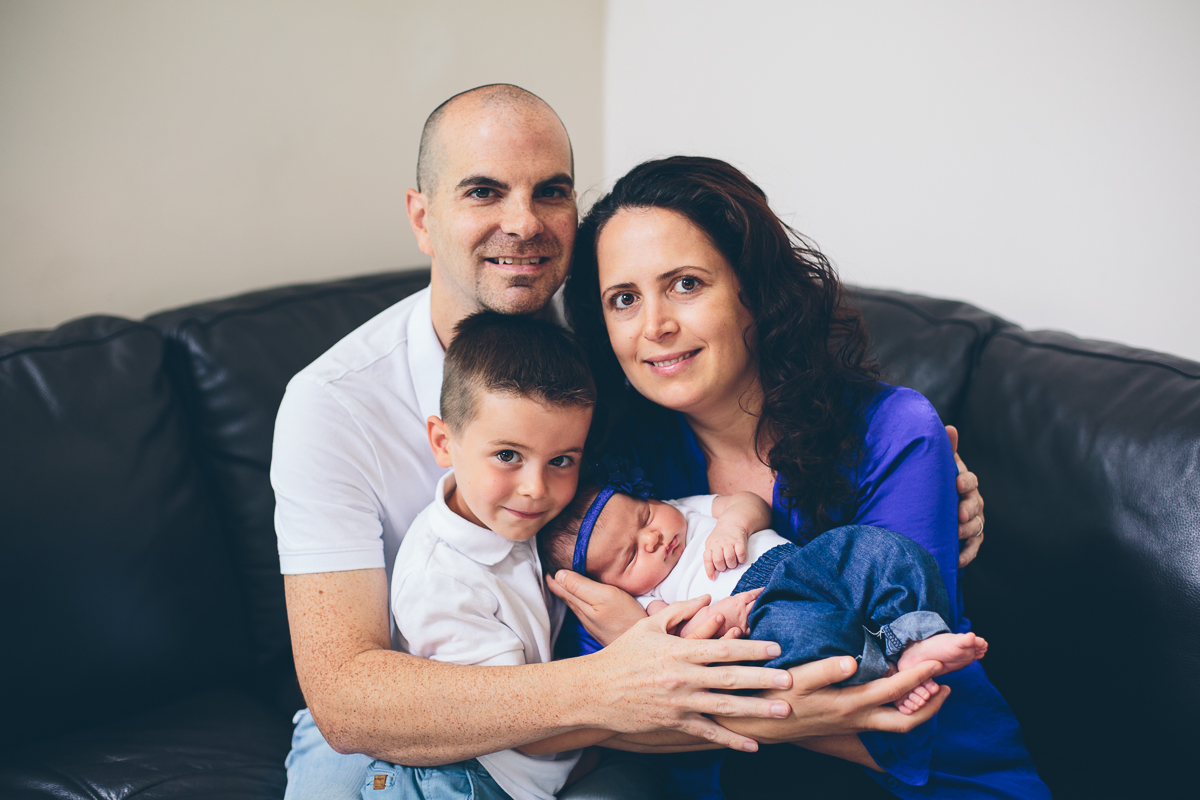 Niskayuna NY Newborn Photographer family of four