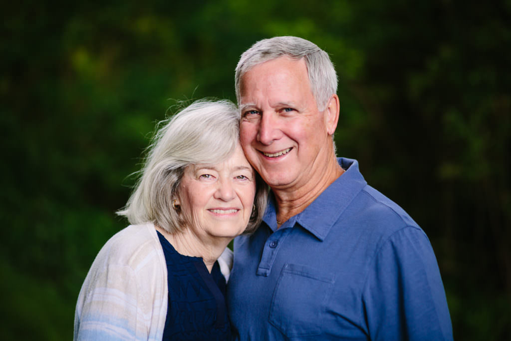 grandma and grandpa hugging