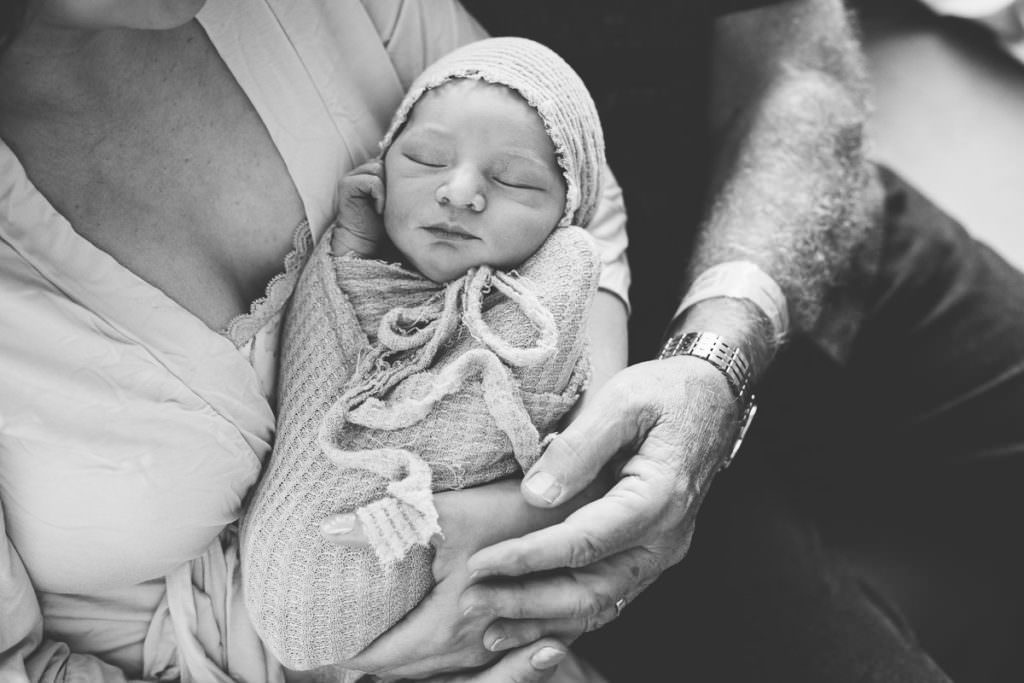 newborn baby boy swaddled fresh 48 session Albany NY phographer