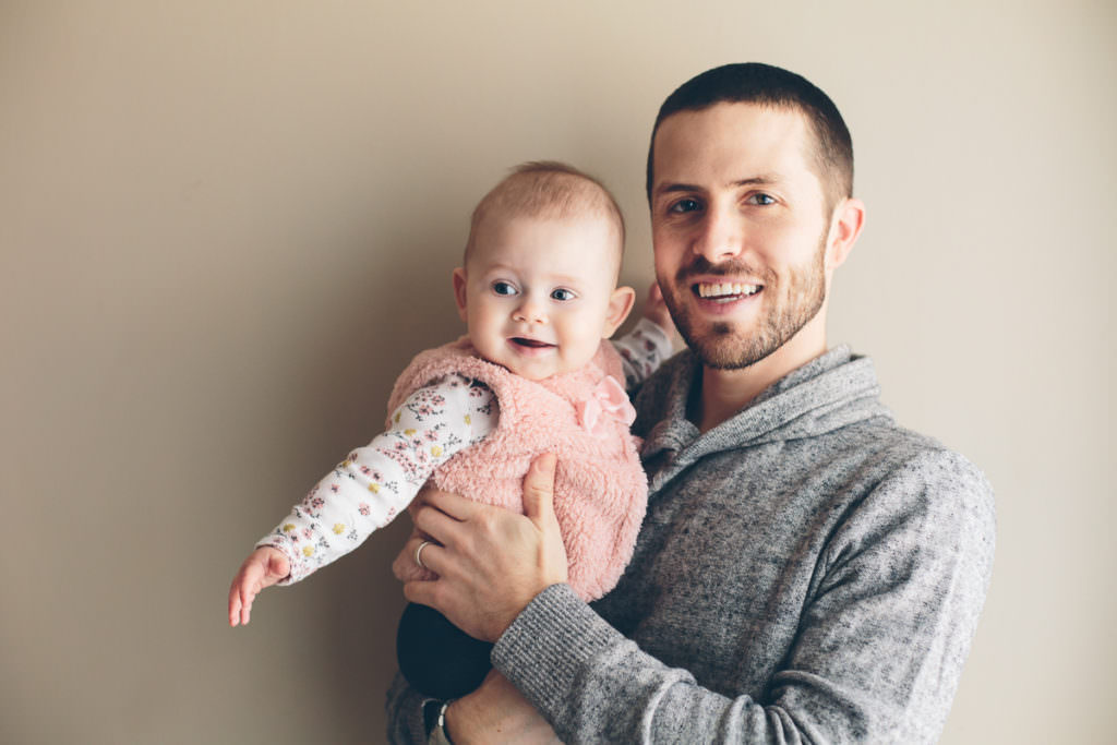 daddy holding baby girl Albany NY