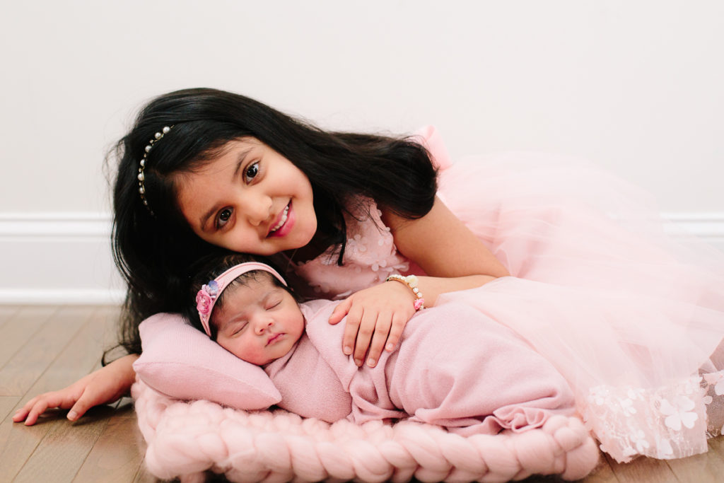 Saratoga NY Lifestyle Newborn photography with sibling