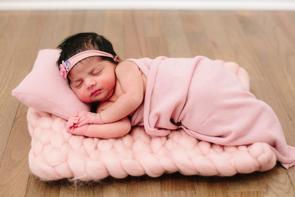 newborn baby girl lifestyle newborn session