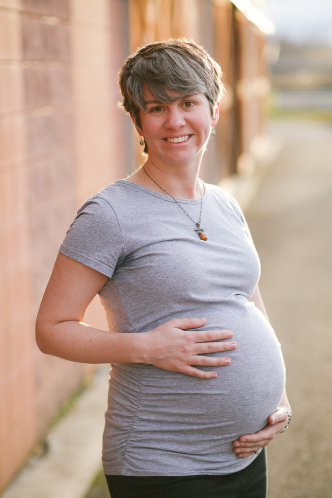 pregnant mom at Halfmoon Town Park New York