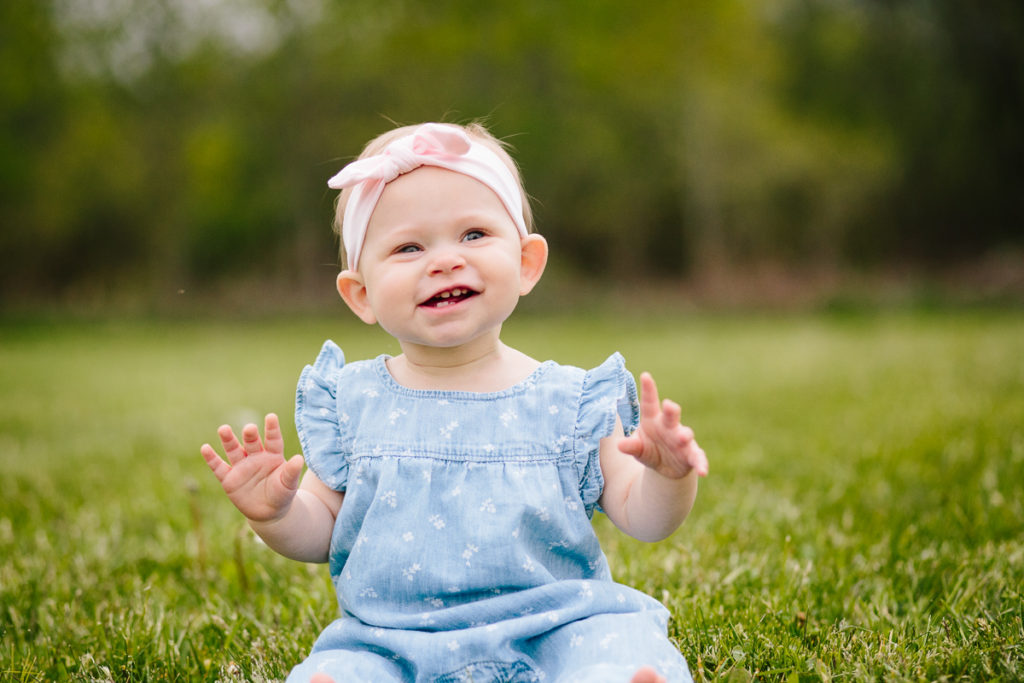 caught a smile Saratoga NY baby photography